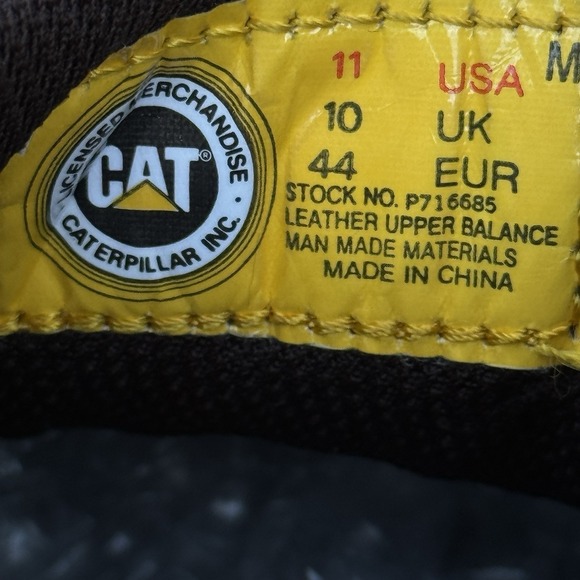 Caterpillar CAT Transform 2.0 Men\'s Dark Brown Chukka Boot Size 11 main image 3